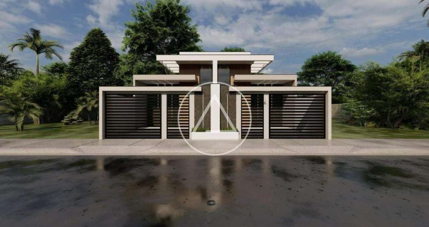 Atlântica Imóveis tem excelente Casa à venda, 2 suítes, 1 vaga, Lagoa - Macaé/RJ