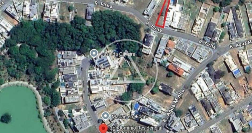 Atlântica Imóveis tem excelente Terreno à venda no Vale dos Cristais – 427m² | R$ 280.000,00