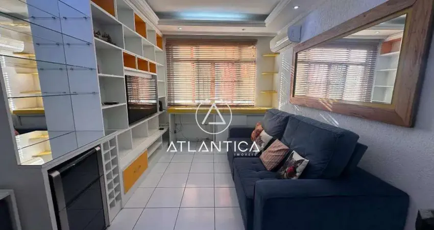 Atlântica Imóveis tem excelente Apartamento à venda no Centro – 78m², 3 quartos (1 suíte), porteira fechada - R$480.000