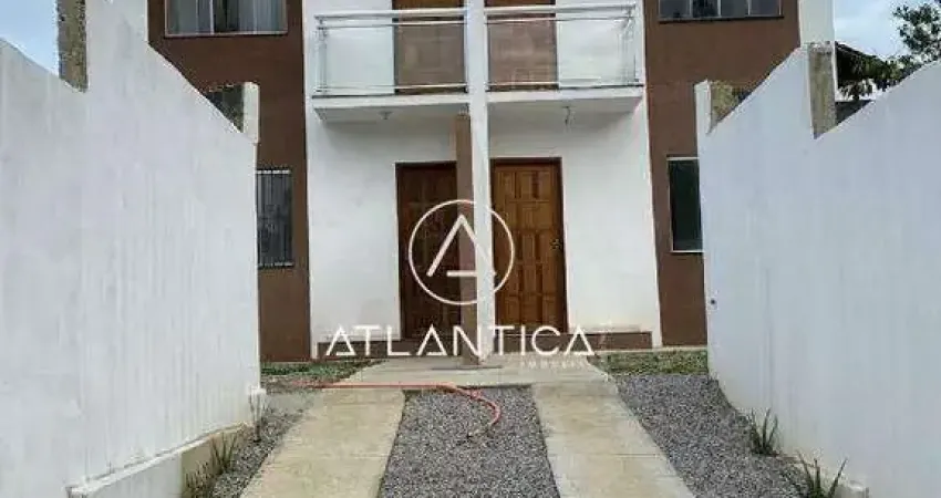 Atlântica imóveis tem excelente casa com 2 dormitórios à venda, 72 m² por r$ 250.000,00 - extensão serramar - rio das ostras/rj