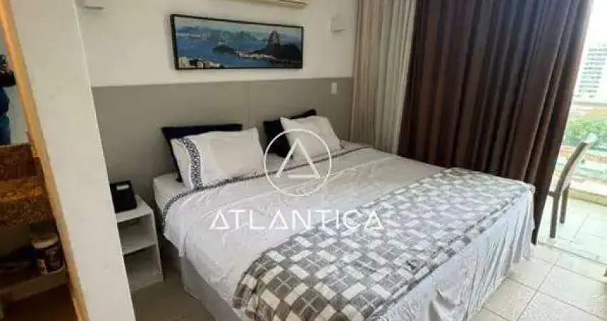 Atlântica imóveis tem excelente flat mobiliado à venda no ramada - imbetiba, macaé/rj.