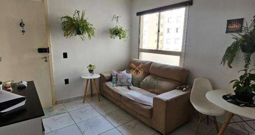Apartamento à Venda de 50 m² no Residencial Bosque das Flores - Jardim Europa em Suzano/SP: 02 dormitórios