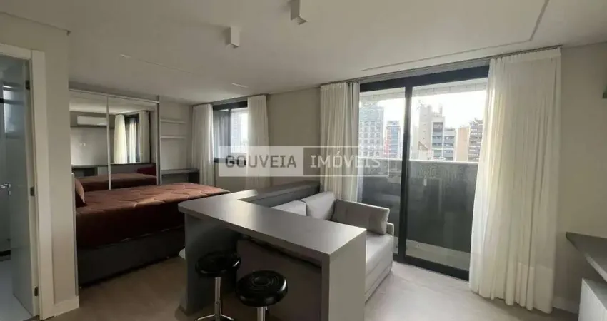 Studio com 1 Dormitório, 35 m², aluguel de R$ 3.500 + Taxas - Batel, Curitiba (PR)