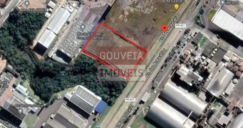 Área com 13.000 m², aluguel de R$ 16.500 + Taxas - Chapada, Araucária (PR) - ZRI