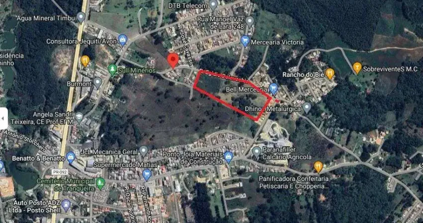 Área com 42.733 m², à venda por R$ 7.700.000 - Tranqueira, Almirante Tamandaré (PR)