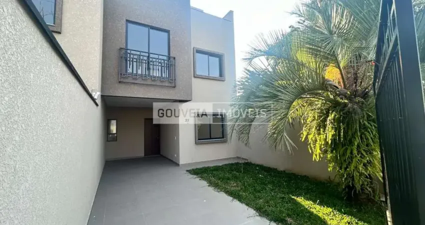 Sobrado 3 dormitórios, 1 suíte, 158,70 m², à venda por r$ 875.000 - novo mundo, curitiba (pr)