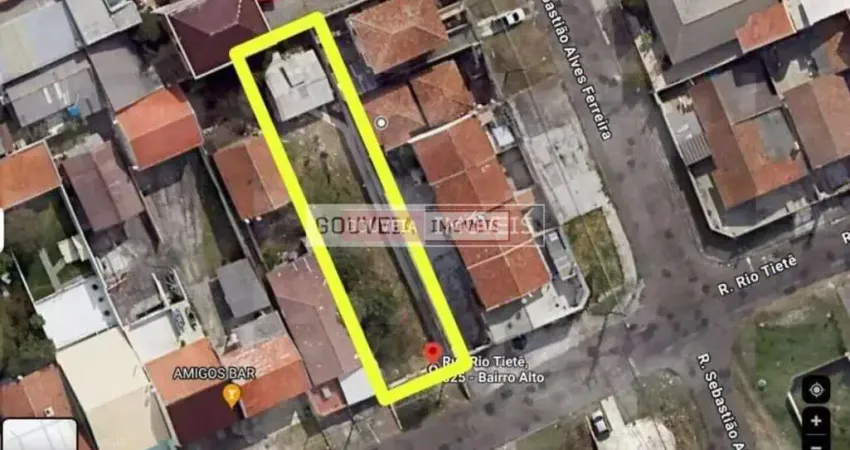 Terreno com 500 m², à venda por r$ 500.000 - bairro alto, curitiba (pr)