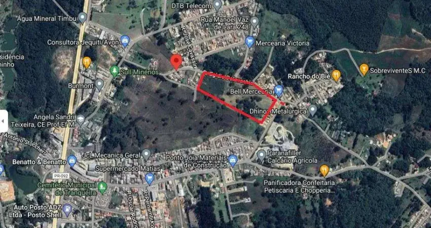 Área com 42.733 m², à venda por r$ 7.700.000 - tranqueira, almirante tamandaré (pr)
