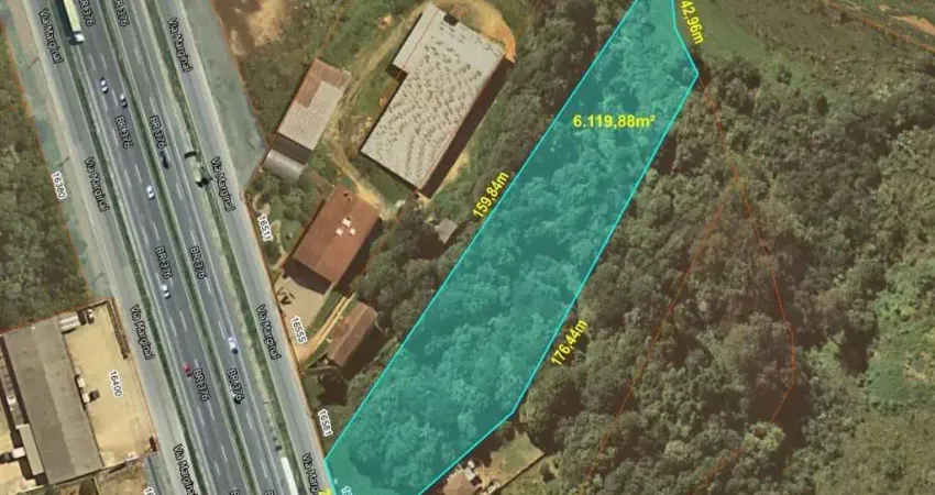 Terreno com 6.119,88 m², à venda por r$ 750.000 - barro preto, são josé dos pinhais (pr) - zis-1