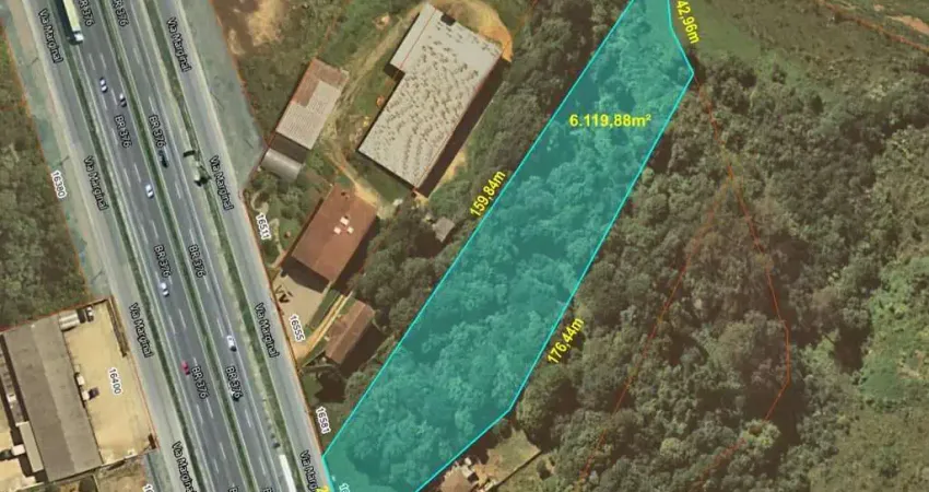 Terreno com 6.119,88 m², à venda por R$ 750.000 - Barro Preto, São José dos Pinhais (PR) - ZIS-1