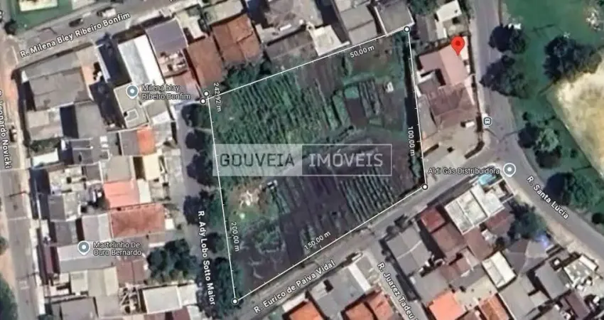 Terreno com 3.450,44m², ZR-2, para 27 Sobrados, à venda por R$ 3.760.000 - Cajuru, Curitiba (PR)