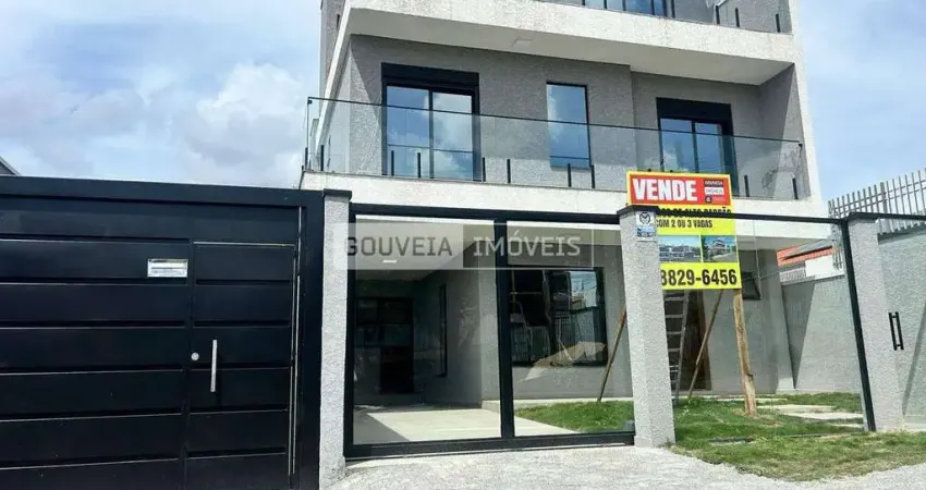 Sobrado triplex com 3 dormitórios, 1 suíte, 134 m², à venda por r$ 940.000 - portão, curitiba (pr)