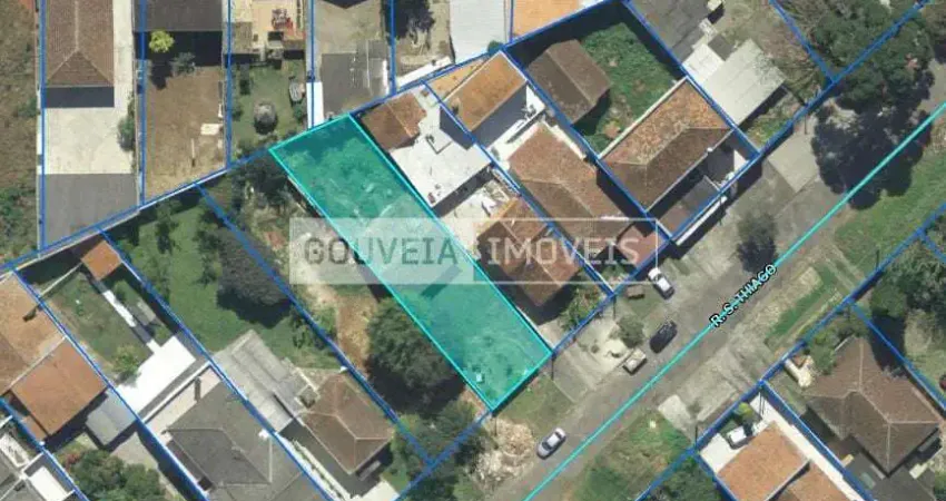 Terreno com 405,5 m², à venda por r$ 590.000 - cajuru, curitiba (pr) - pólo-lv5