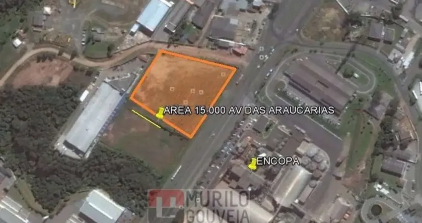 Área com 15.000 m², à venda por r$ 13.500.000 - chapada, araucária (pr) - zs-1
