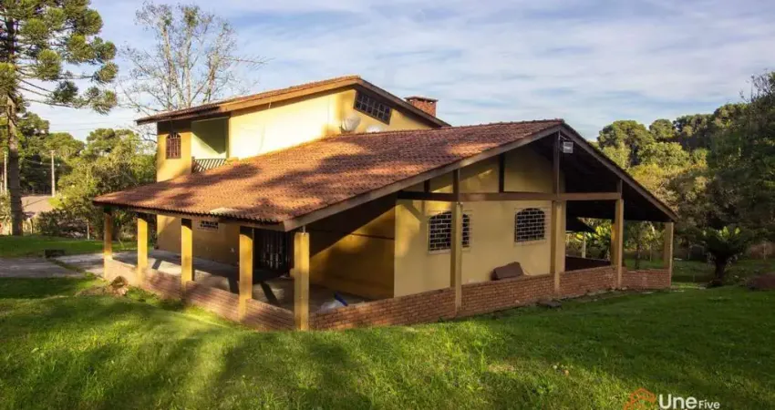Venda ou Locação: chácara com casa de 450m² e barracão