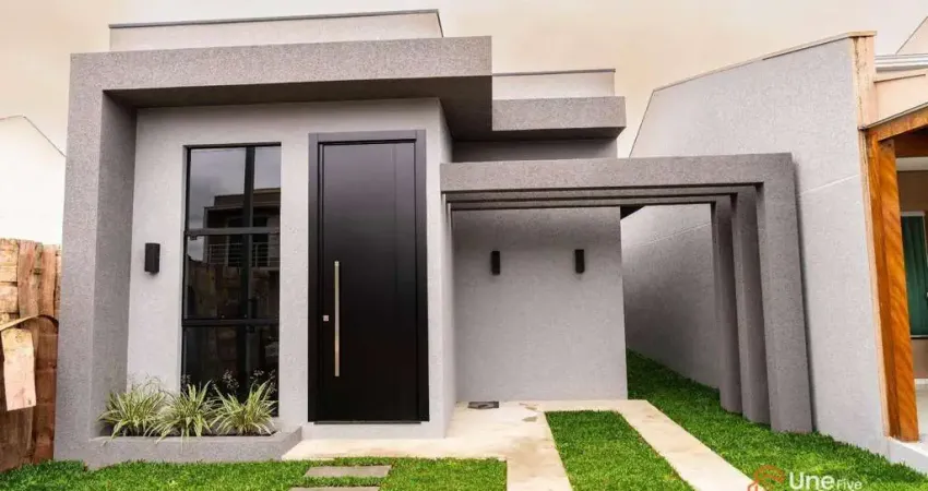 Casa com 3 dormitórios à venda, 63 m² por r$ 439.000 - jardim itaqui - campo largo/pr