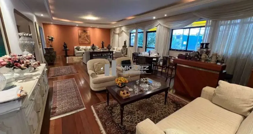 Lindo apartamento à venda com 300m², 5 quartos,  3 suites e 3 vagas- rua prof helion povoa - tijuca