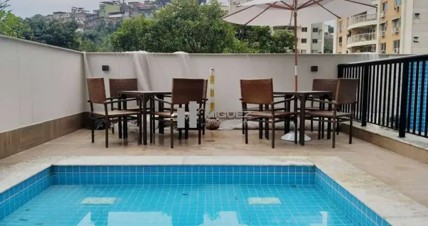 Apartamento luxo - 3 quartos - suíte - r. gen esp santo card - tijuca