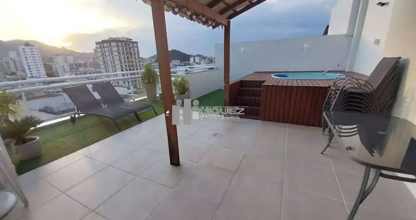 Rua araújo pena, tijuca cobertura á venda com 2 quartos, varanda, terraço, 2 vagas código 14394