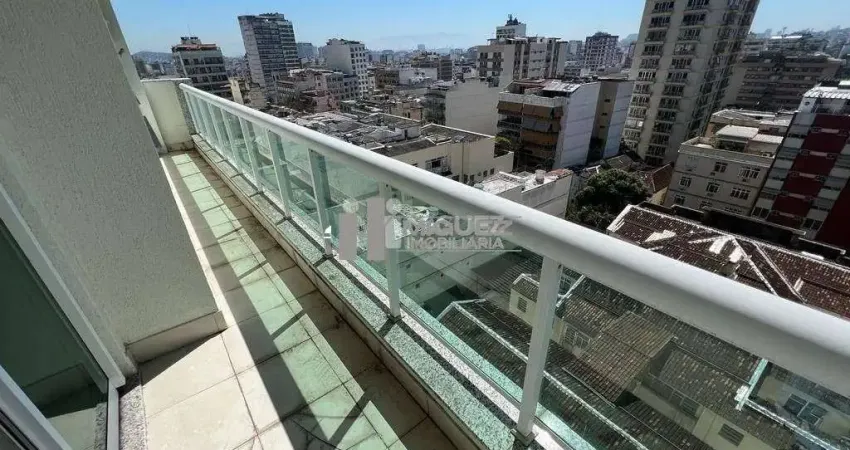 Cobertura duplex a venda na rua rego lopes, no bairro da tijuca! prédio com infra!