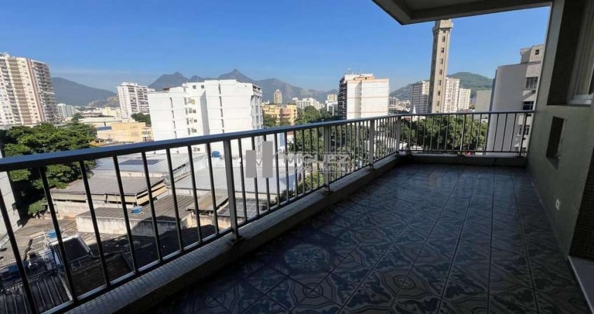 APARTAMENTO A VENDA, RUA SÃO FRANCISCO XAVIER - BAIRRO TIJUCA - VARANDA, SALA EM 2 AMBIENTES, 1 QUARTO, BANHEIRO COM BLINDEX, DEPENDÊNCIA COMPLETA, 1 VAGA DE GARAGEM