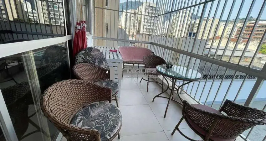 Apartamento a venda com 2 quartos, varanda, vaga na escritura na rua uruguai junto a barão de mesquita, excelente oportunidade tijuca - rio de janeiro