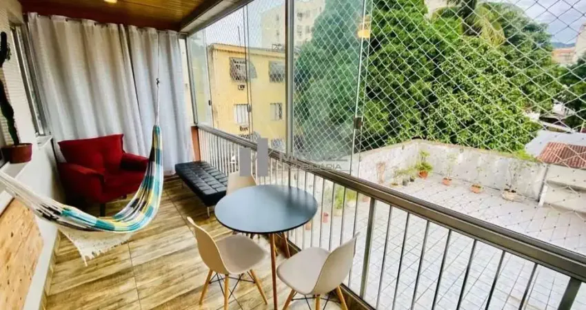 Apartamento a venda - varanda, 2 quartos, 1 suíte, banheiro social, dependências completas, 1 vaga de garagem - Rua Visconde de Santa Isabel - Vila Isabel