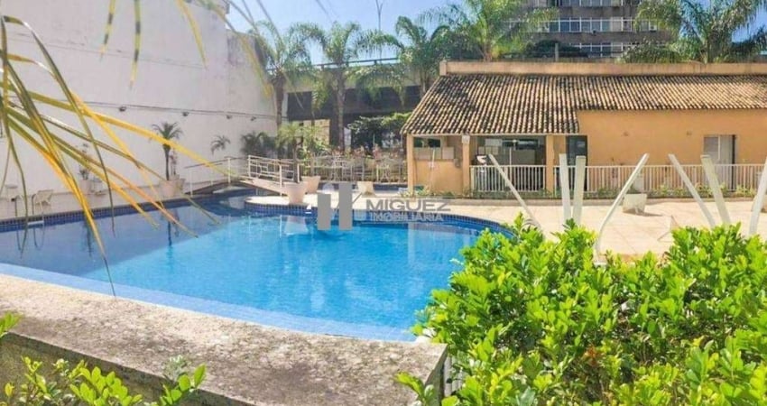 Apartamento a venda, varanda, 2 quartos sendo 1 suíte, banheiro social, cozinha, área de serviço, Prédio com infraestrutura clube - Rua Barão de Itapagipe