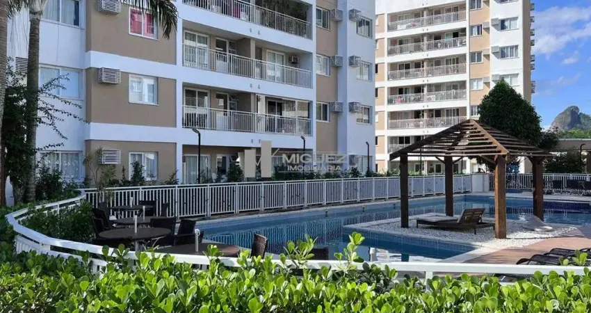 Apartamento  a venda 2 quartos com varanda, prédio com infraestrutura completa na estrada dos bandeirantes