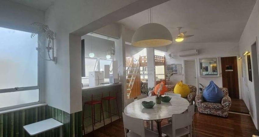 Cobertura com energia solar para locação, Ipanema, 2 quartos, 1 vaga, psicina, área de lazer