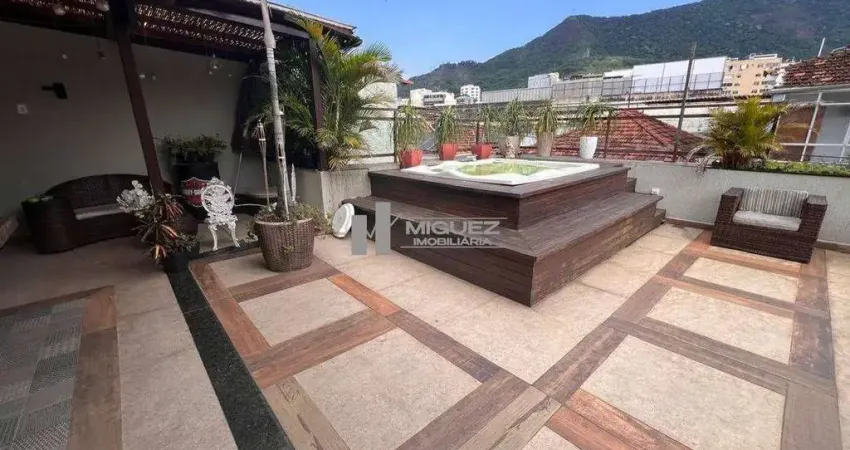 Tijuca, casa de vila venda, com 03 quartos, 02 vagas de garagem, impecável!