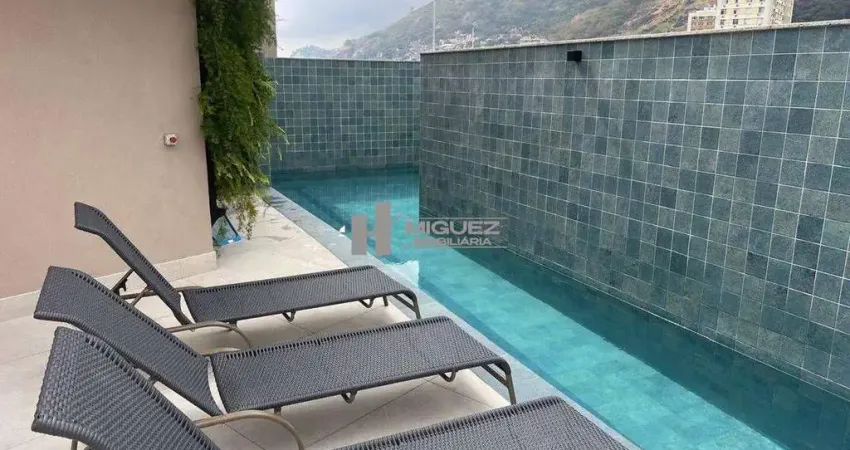 Exclusivo! Apartamento Garden à venda com 2 quartos, vaga e piscina no Condomínio Ornato, Tijuca. Localizado na Rua Dona Delfina, junto ao metrô Uruguai. Uma oportunidade única! Agende sua visita!