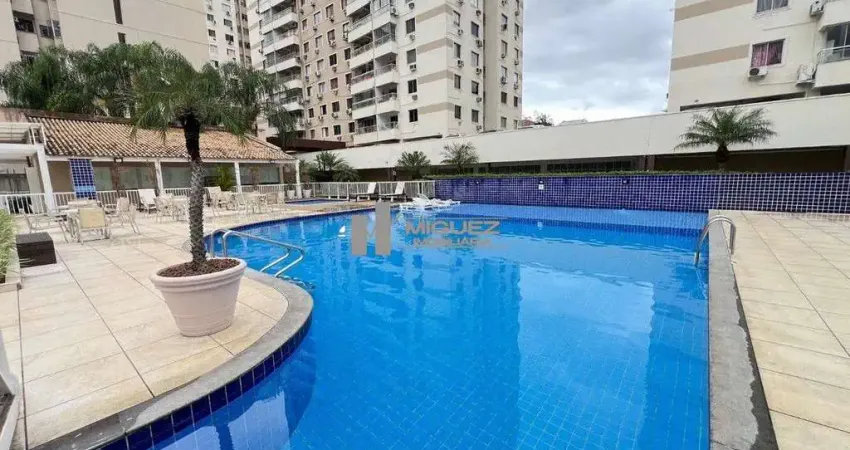 Apartamento à venda na Rua Barão de Itapagipe com varanda, 2 quartos (1 suíte), banheiro social, cozinha, área de serviço e 1 vaga de garagem. Prédio com infraestrutura completa.