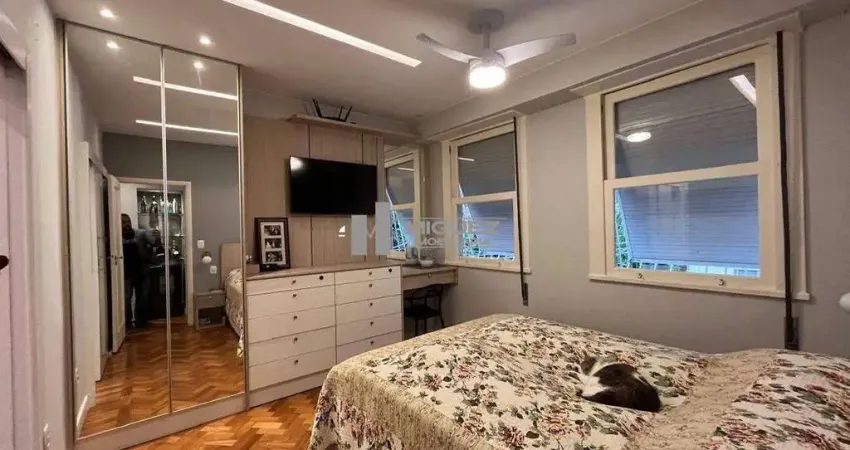 Imóvel à venda na tijuca, pronto para morar! porteira fechada, com sala ampla, 2 quartos (suíte com closet) e uma vaga de garagem alugada no prédio. oportunidade prática e funcional.