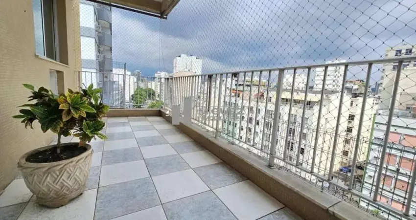Cobertura à venda na Rua Haddock Lobo, Tijuca, a uma quadra do Metrô Afonso Pena! Varandão, sala ampla, 2 quartos (1 suíte), terraço com vista panorâmica e vaga. Contate-nos!