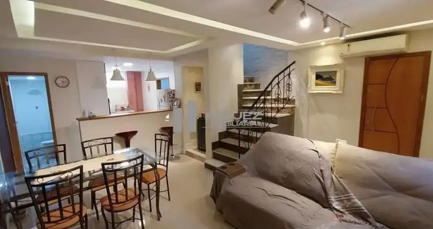 Casa duplex de vila à venda. rua barão de itapagipe, tijuca. 3 quartos sendo 2 suítes e vaga. código 22730