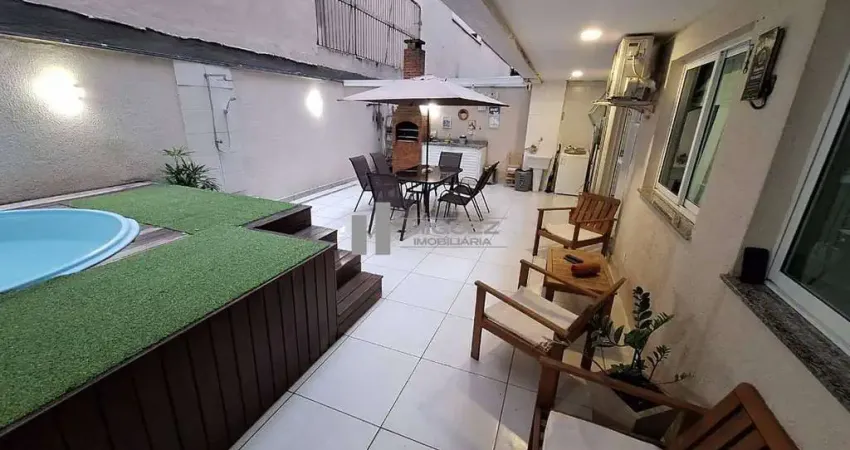 Apartamento garden à venda, rua ferreira pontes. 2 quartos sendo 1 suíte, área externa com piscina e churrasqueira e vaga na escritura. código 22779