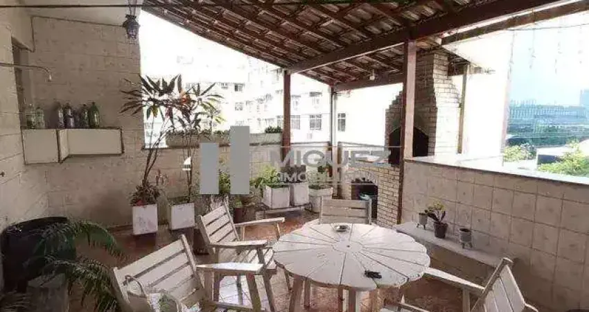 Cobertura linear à venda. rua jornalista orlando dantas, botafogo. 3 quartos sendo 1 suíte, churrasqueira, vaga na escritura. código 22898