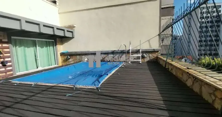 Cobertura à venda, rua dona delfina, tijuca. 4 quartos, piscina, churrasqueira e vaga. código 22958