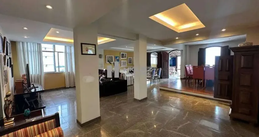 Cobertura luxuosa linear à venda, salão 3 quartos com suíte e closet, prédio com infraestrutura total 251m²