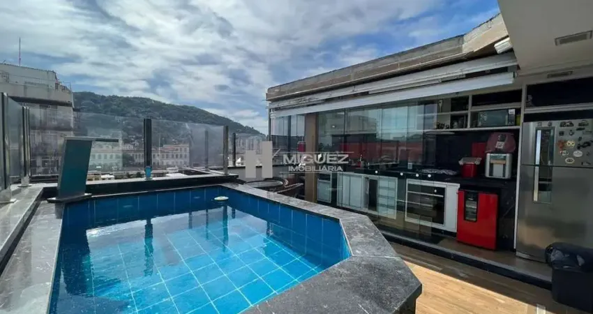 Cobertura duplex a venda, rua teodoro da silva, vila isabel, varanda, salão, 3 ótimos quartos, 2 suítes, banheiro social, ampla cozinha, área de serviço, 2 vagas de garagem, infraestrutura completa.