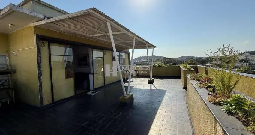 Tijuca – rua senador furtado. linda cobertura linear à venda, com sala em 2 ambientes, 3 quartos, banheiro social, cozinha e ampla área externa. conforto e espaço em localização valorizada