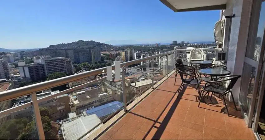 Apartamento a venda, rua dona zulmira - tijuca. varanda, vista livre, 3 quartos, 1 suíte, 2 vagas na escritura. 140 m². condominio com infra completa.