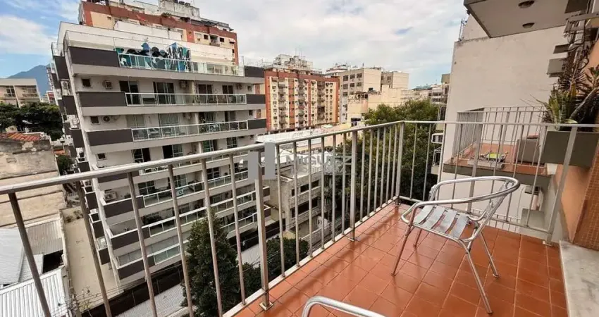 Apartamento à venda  2 varandas sala 2 quartos sendo 1 suite, depedencia completa - rua professor gabizo - tijuca