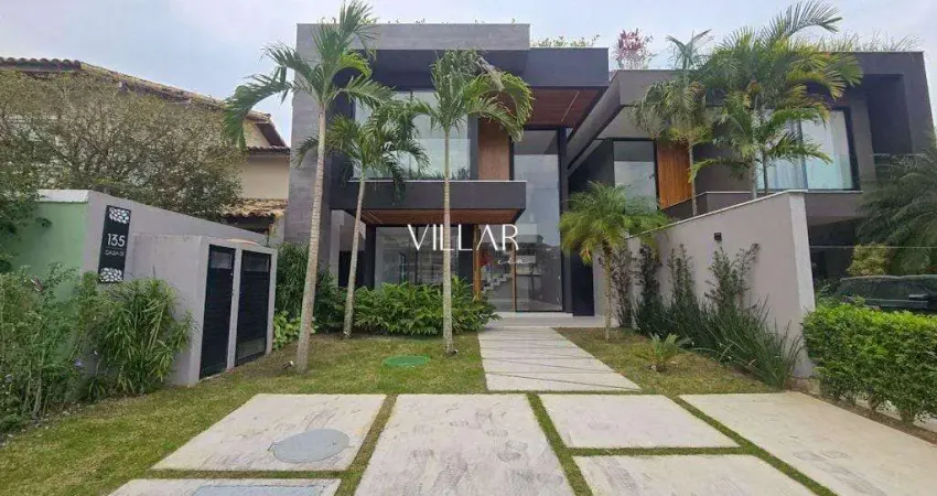 Casa interlagos de itaúna co  4 suítes | casa com 4 suítes na barra da tijuca | casa à venda, barra