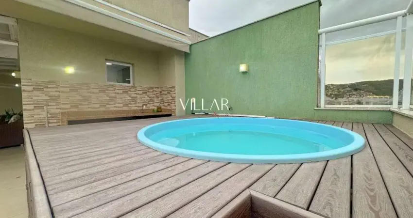 Cobertura de três quartos em olaria | casa com piscina | cobertura / penthouse à venda, olaria, rio