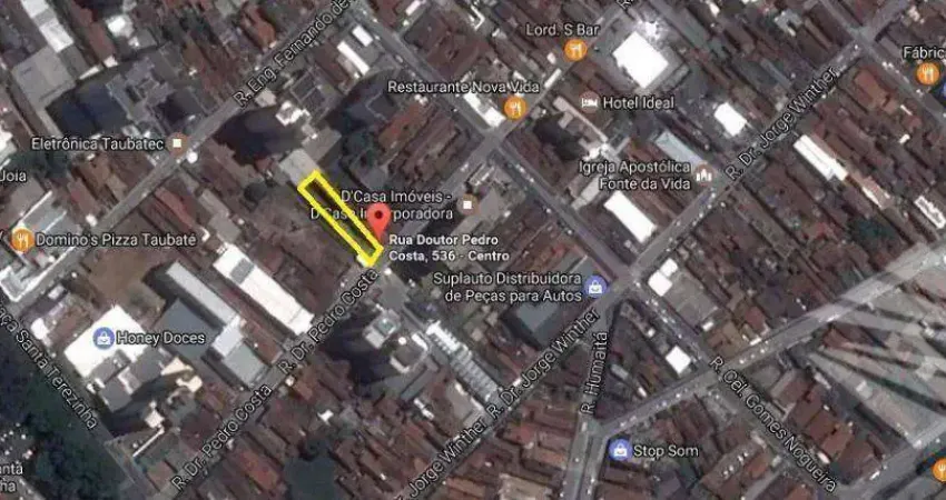 Terreno à venda, 363 m² por R$ 400.000,00 - Centro - Taubaté/SP