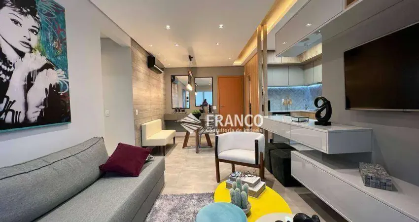 Apartamento com 2 dormitórios à venda, 68 m² por R$ 610.500,00 - Residencial Portal da Mantiqueira - Taubaté/SP