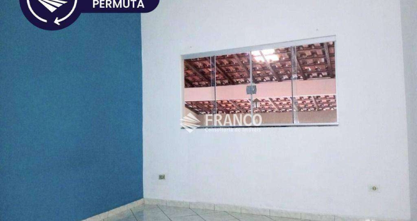 Casa com 2 dormitórios à venda, 100 m² - Residencial Estoril - Taubaté/SP