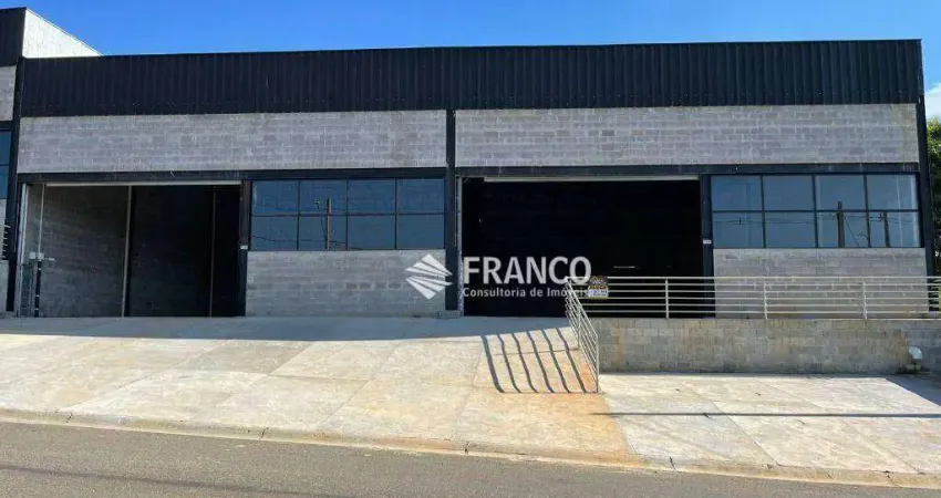 Galpão comercial, 224 m² - venda ou aluguel - cyrela landscape - taubaté/sp